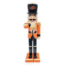 Santa's Workshop - Oklahoma State Cowboys 14" Bugler Nutcracker - Orange