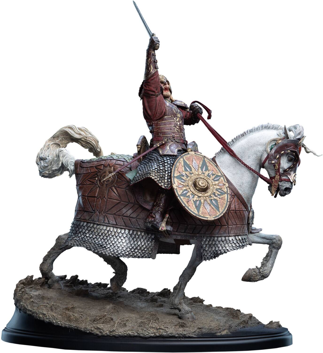 Alt View 1. Weta Workshop - WETA Workshop - The Lord of the Rings Trilogy - King Theoden on Snowmane Ltd. Edition Statue   - COLLECTIBLES - Multicolor.