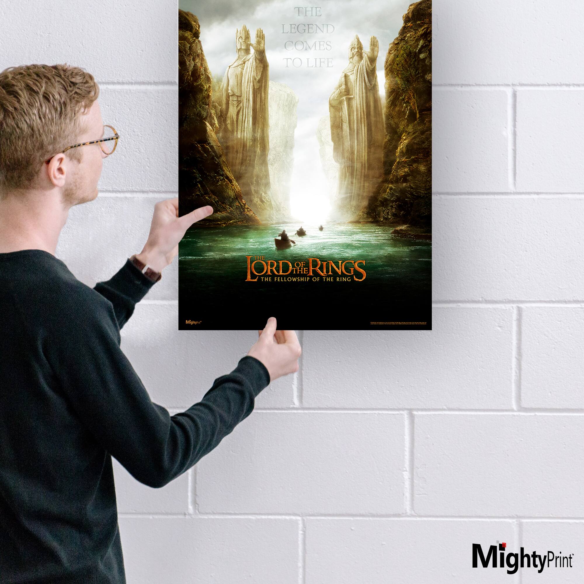 THE LEGEND COMES TO LIFE  
THE FELLOWSHIP OF THE RINGS  
THE RINGS OF THE KING  

MightyPrint