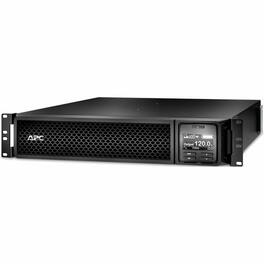 APC - Smart-UPS On-Line, 1500VA, Rackmount 2U, 120V, 6x NEMA 5-15R outlets, Network Card, Extended runtime, W/ rail kit - Black