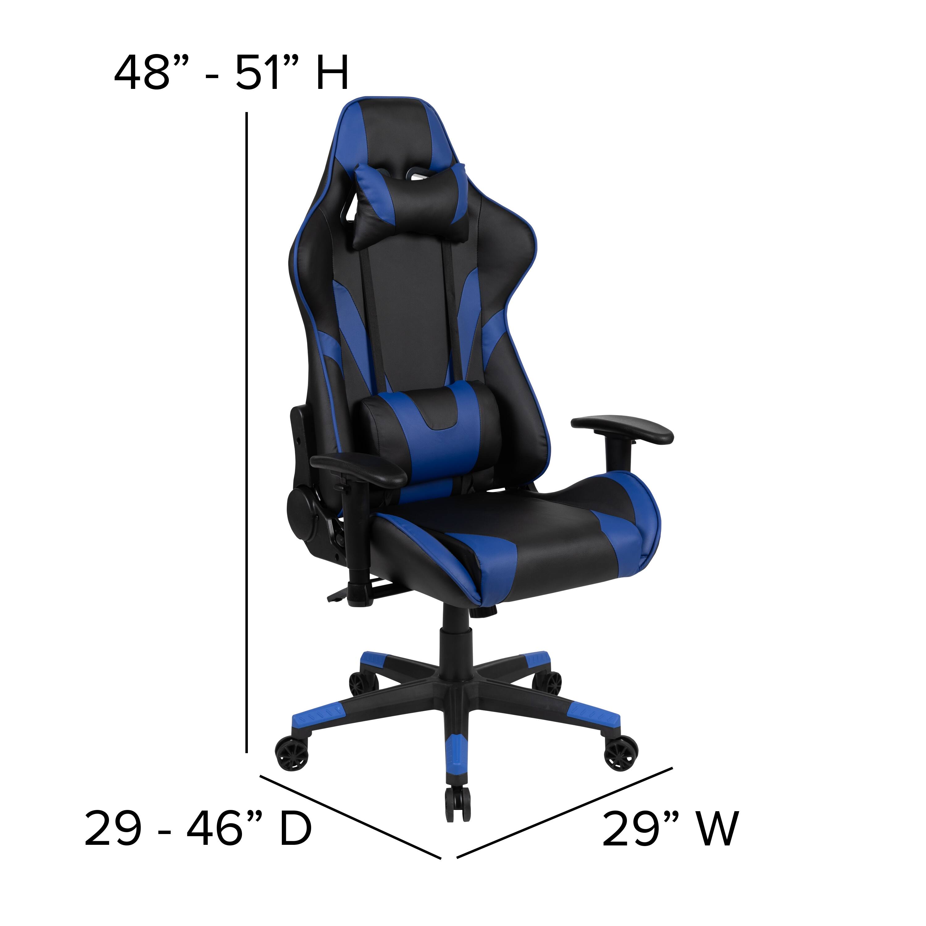 48" - 51" H  
29 - 46" D  
29" W