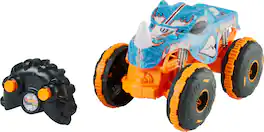 Hot Wheels - Monster Trucks 1:24 Scale Rhinomite RC Vehicle - Blue/Orange