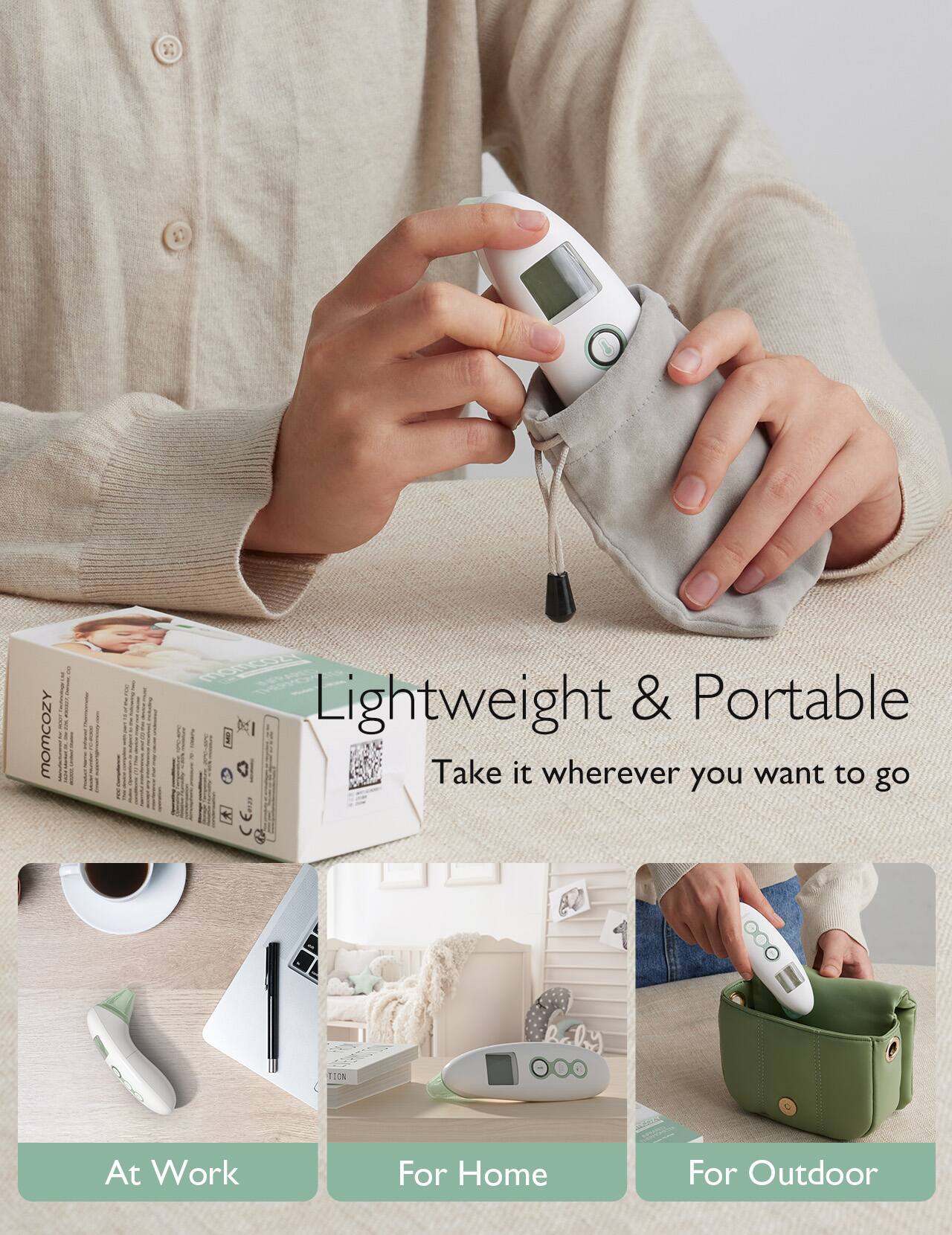 Lightweight & Portable  
Take it wherever you want to go  

At Work  
For Home  
For Outdoor