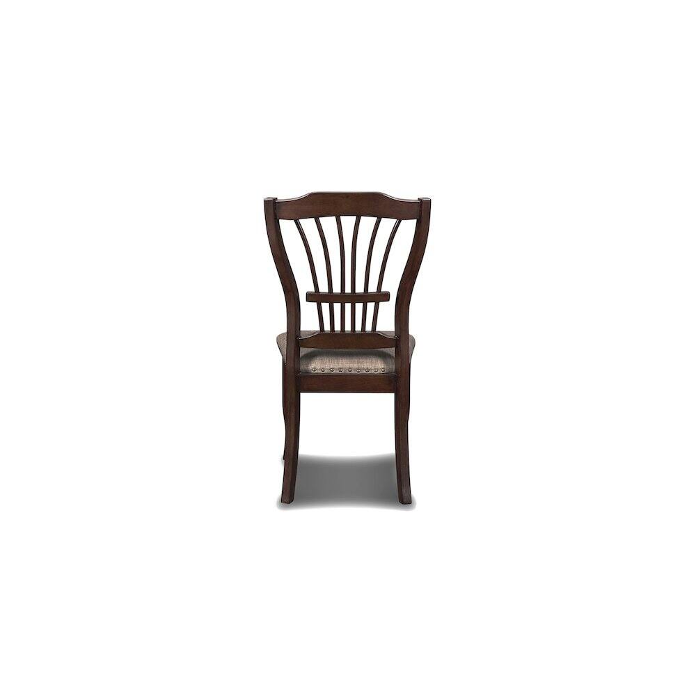 Alt View 3. New Classic Furniture - Furniture Bixby Solid Wood Dining Chairs in Espresso (Set of 2) - Brown.