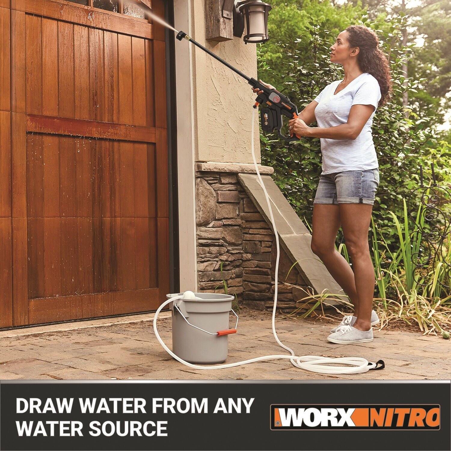 Draw water from any water source.