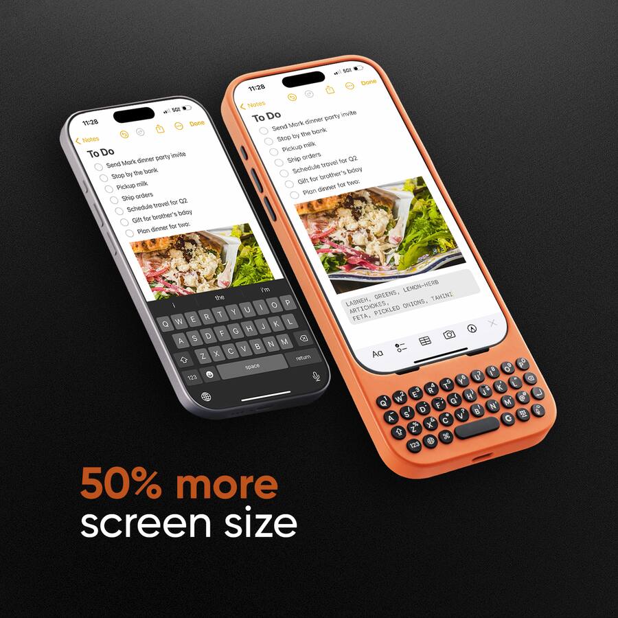 Clicks Keyboard iPhone 16 Pro Max用 spice Clicks Keyboard for Apple iPhone 16 Pro Spice CK-6100-5