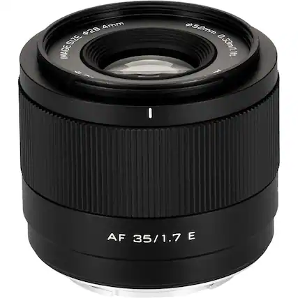 28.4mm .4mm SIZE IMAGE 11
52mm 0.33m/1.1ft
AF 35/1.7 E