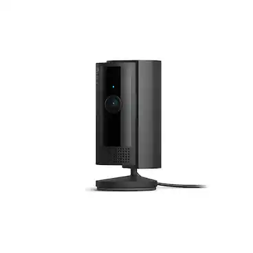 Front. Ring - Indoor Cam (2023 Release) Plug-In - Black.