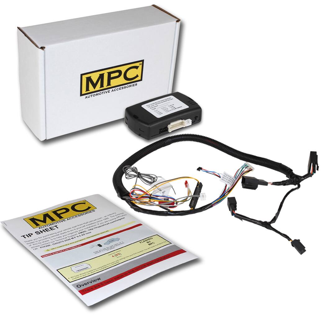 MPC - OEM Remote Activated Remote Start Kit w/Keyless Entry For 2011-2013 Lincoln MKX - Black