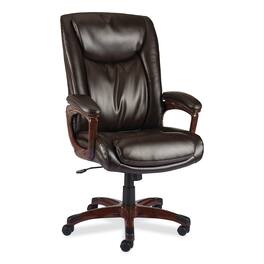 Alera - Darnick Series Manager Chair, Supports Up to 275 lbs, 17.13" to 20.12" Seat Height, Seat/Back, Base - Brown