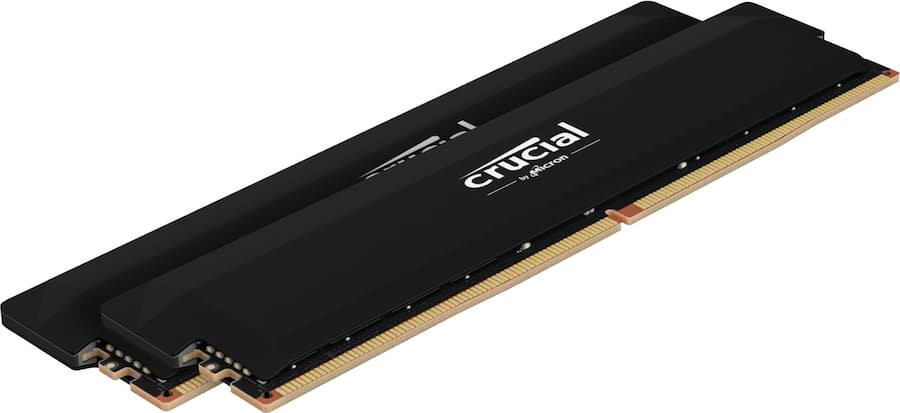 Crucial Pro Overclocking 32GB (2x16GB) DDR5 6000MHz C36 Crucial Pro Overclocking 32GB (2x16GB) DDR5 6000MHz C36