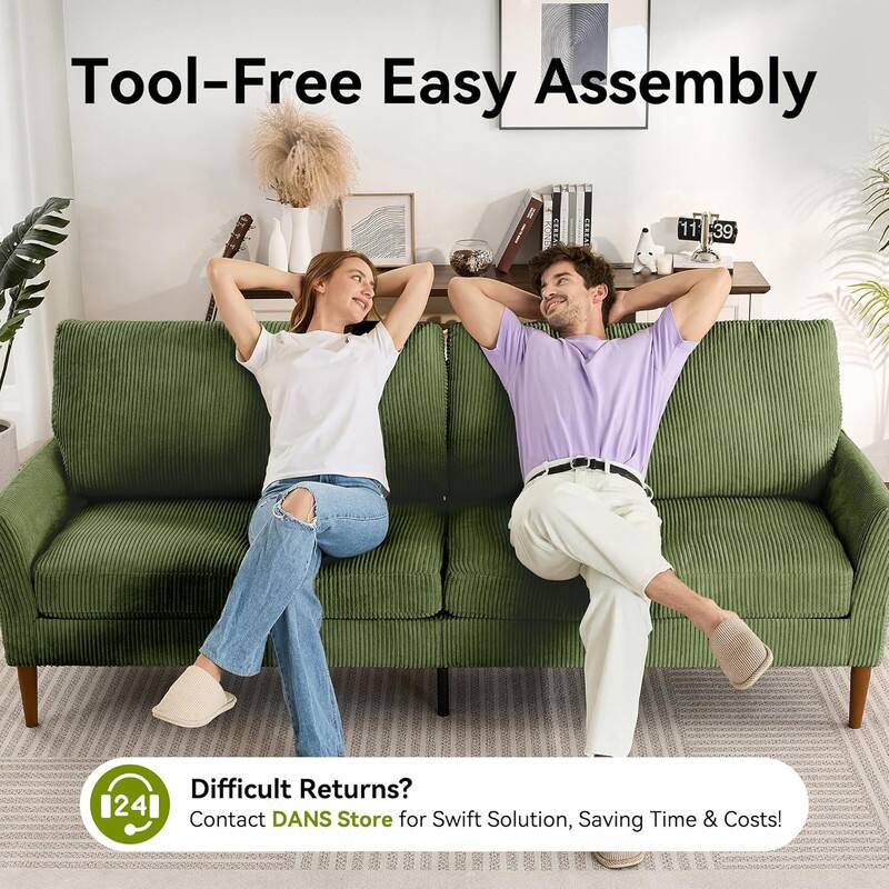 Tool-Free Easy Assembly

Difficult Returns?  
Contact DANS Store for Swift Solution, Saving Time & Costs!