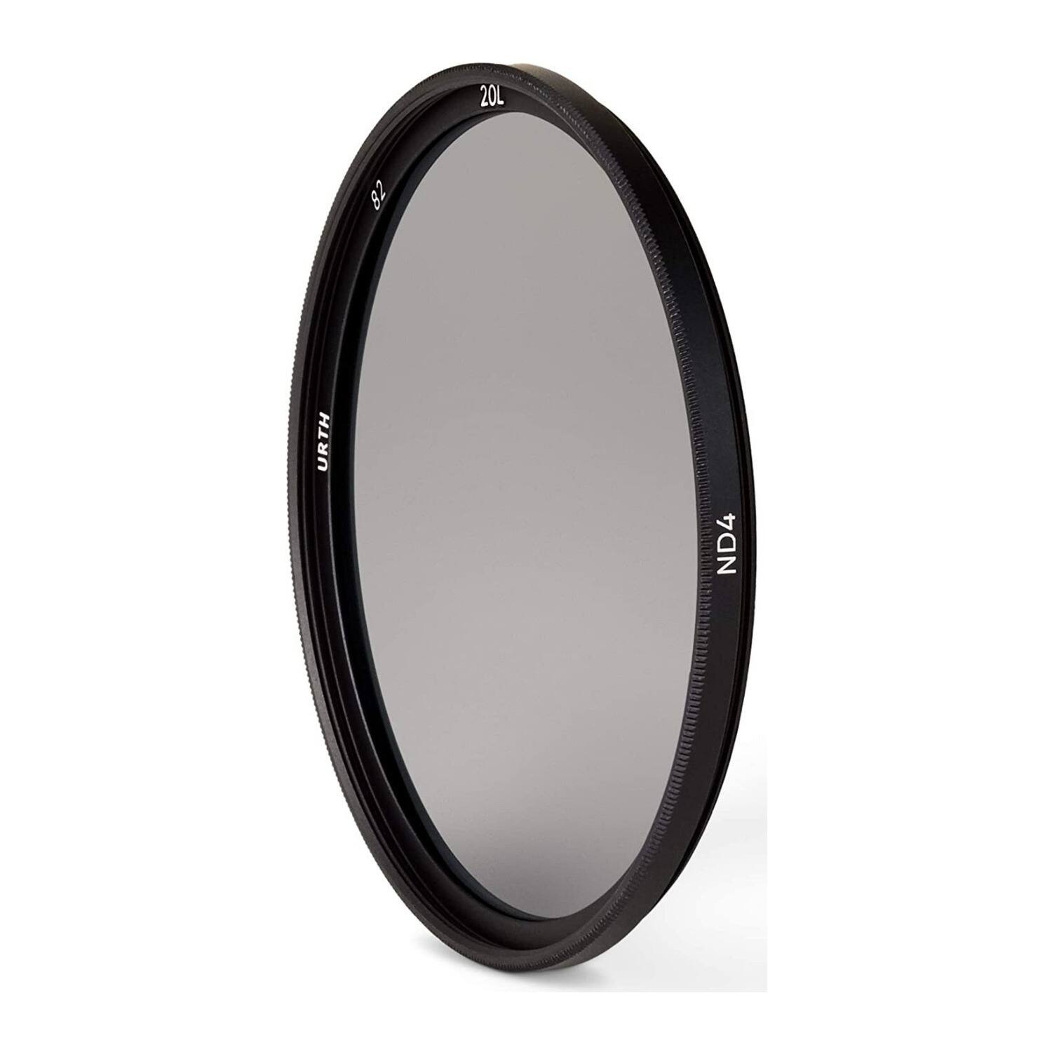 Angle. Urth - Urth 82mm ND4 2 Stop Nano-Coating Circular Lens Filter Plus with Ultra-Slim Rim.