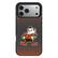 Front. Keyscaper - Cleveland Browns Linen Logo iPhone Bump Case - 16 Pro Max - Black.