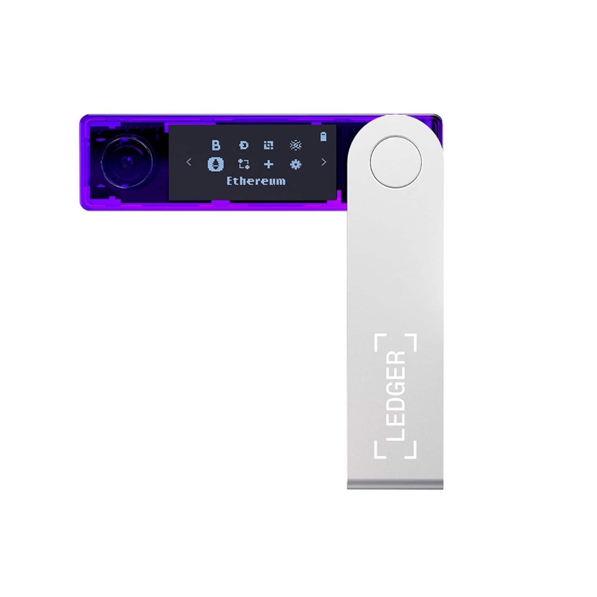 Alt View 11. Ledger - Nano X Crypto Hardware Wallet - Bluetooth - Cosmic Purple.
