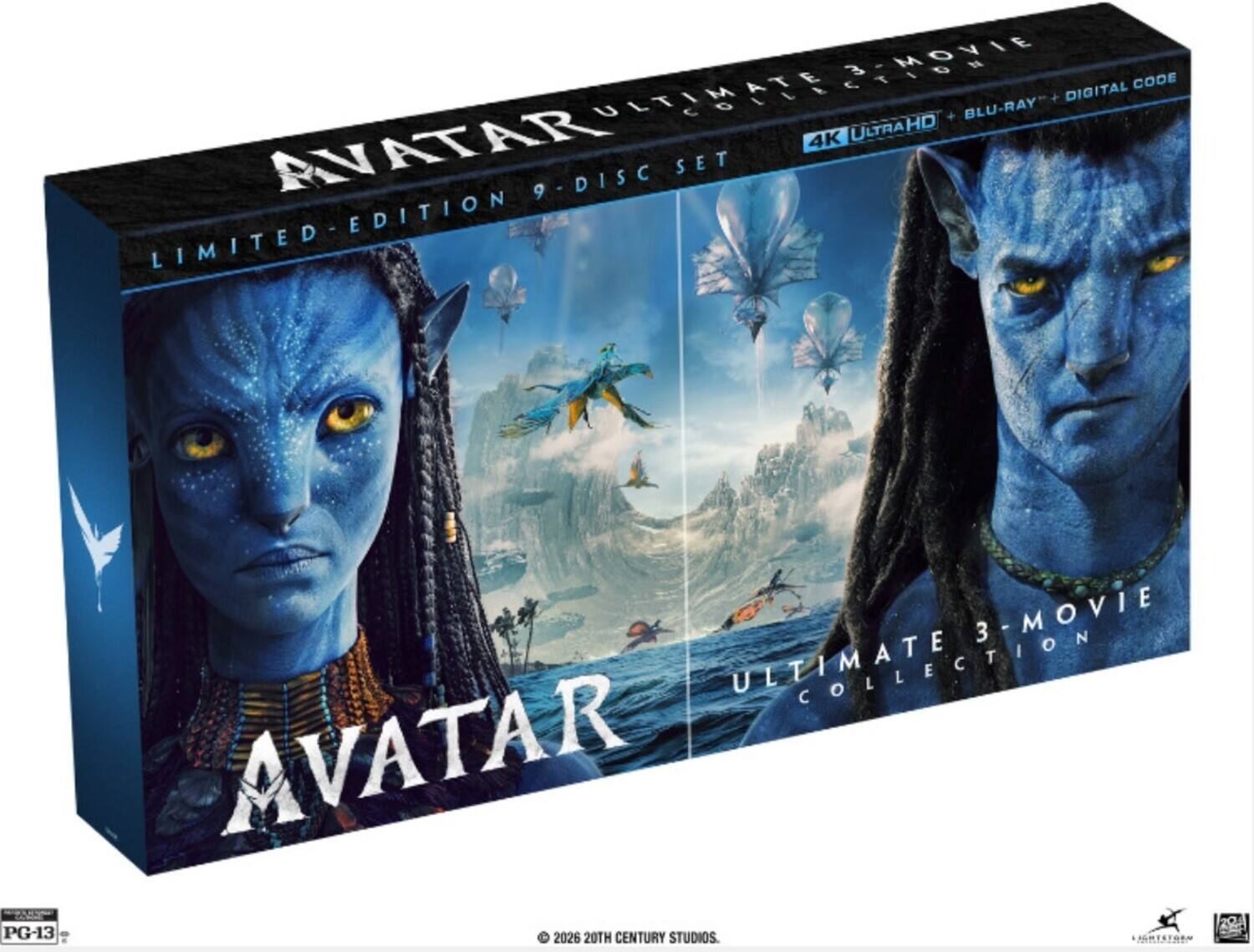 Alt View 1. Avatar: Ultimate 3-Movie Edition   - 4K Blu-Ray.