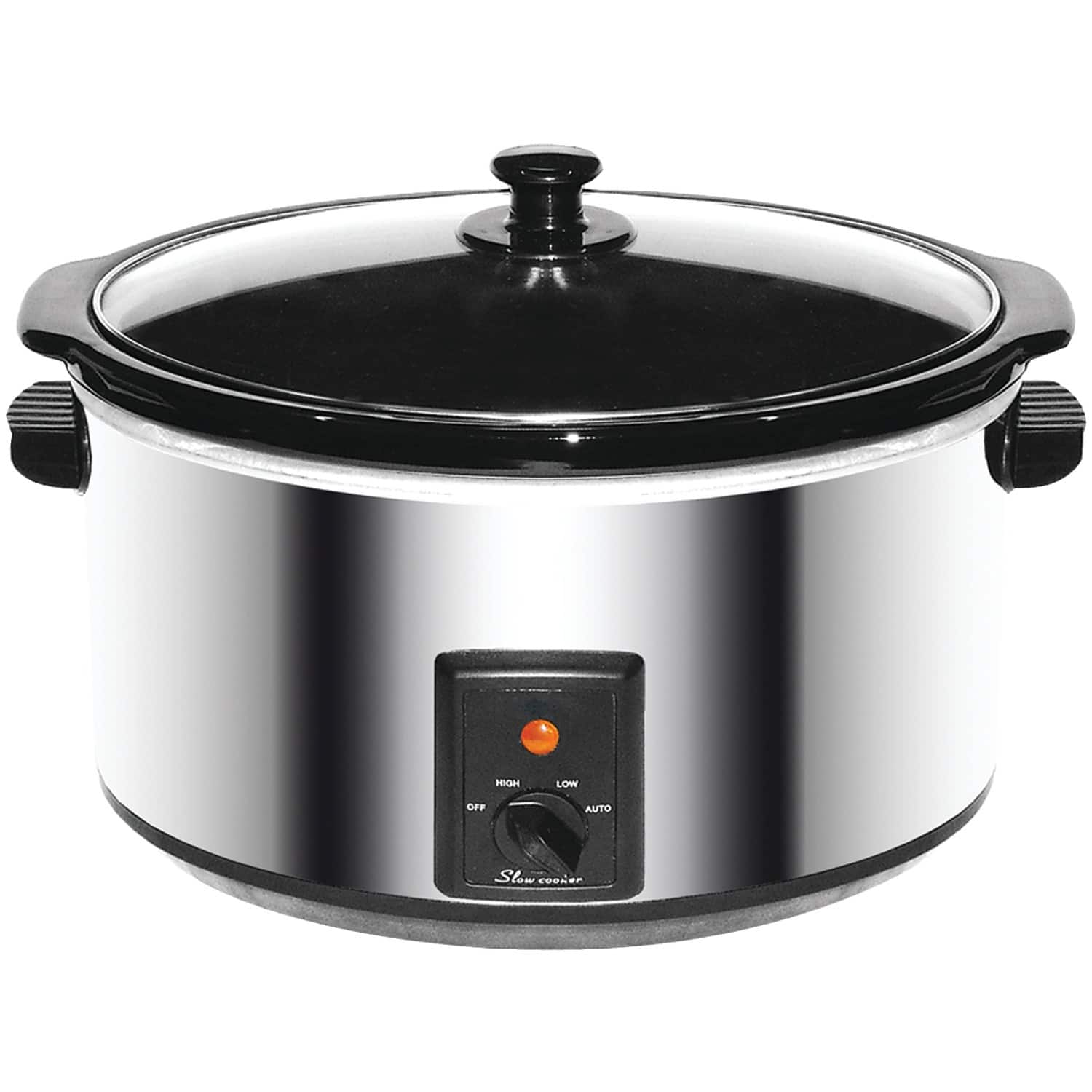 Brentwood - Sc-170s 8-qt. 360-watt Stainless Steel Slow Cooker - Silver