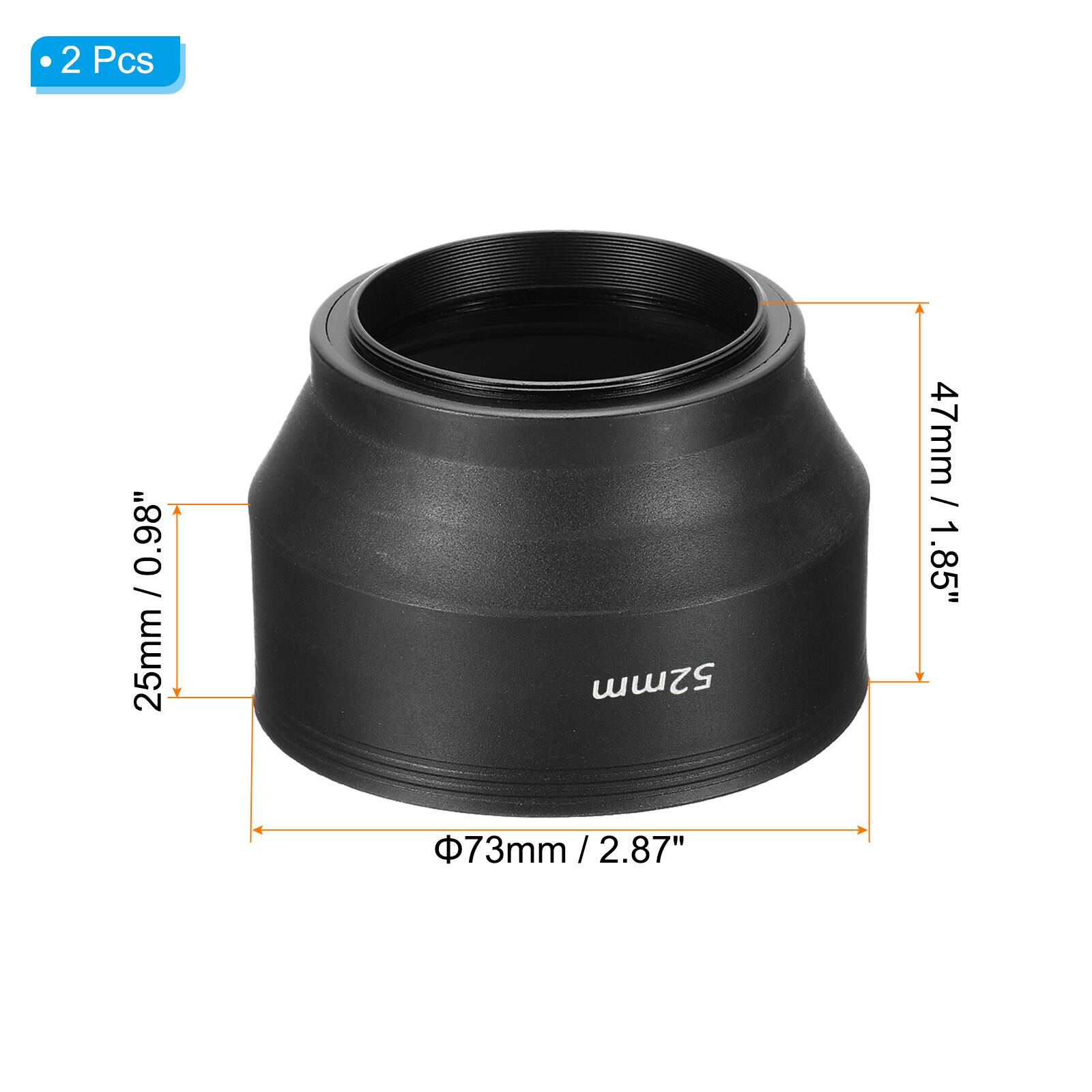 2 Pcs  
0.98" / 25mm  
47mm / 1.85"  
73mm / 2.87"