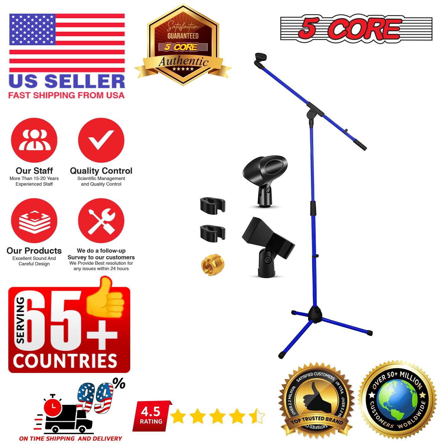 Satisfaction GUARANTEED 5 CORE Authentic ***** US SELLER FAST SHIPPING FROM USA 5 CORE Our Staff Quality Control More Than 15-20 Years Experienced Staff and Quality Control Our Products We do a follow-up Excellent Sound And Survey to our customers Careful Design We Provide Hest resolution for any issues within 24 hours SERVING 65 + COUNTRIES 4.5 RATING ON TIME SHIPPING AND DELIVERY SATISFIED CUSTOMERS IN INUSA NOTIM TTEIAO OVERZZM TOP TRUSTED BRAND CATISFIED 50+ OVER MILLION CUSTOMERS WORLDWIDE