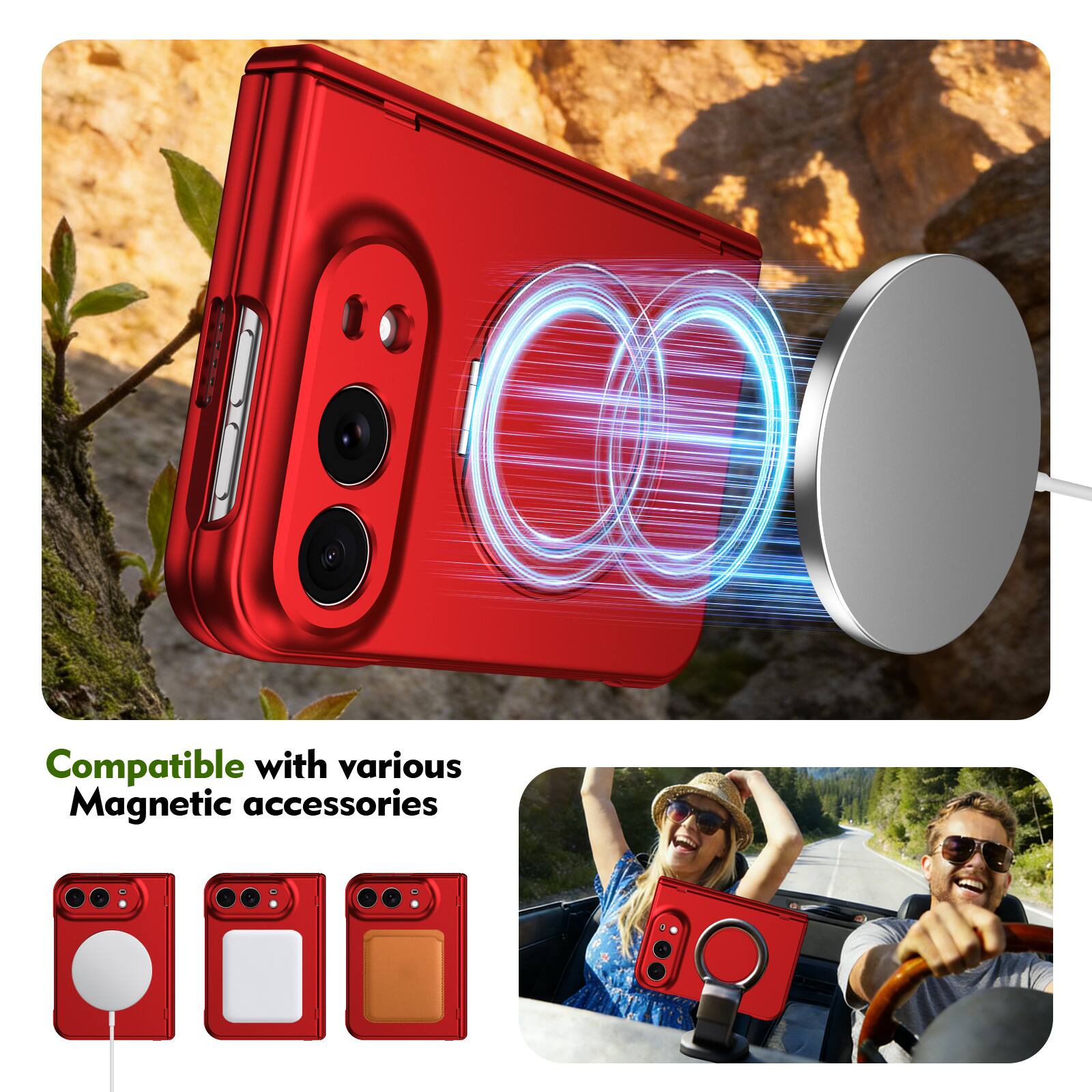 Compatible with various Magnetic accessories