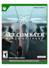 XBOX SERIES X
ACE COMBAT™ 8
WINGS OF THE EVE
TEEN ESRB
Requires content download
BANDAI NAMCO
GAME DISC | Requires: Xbox Subscription & Internet