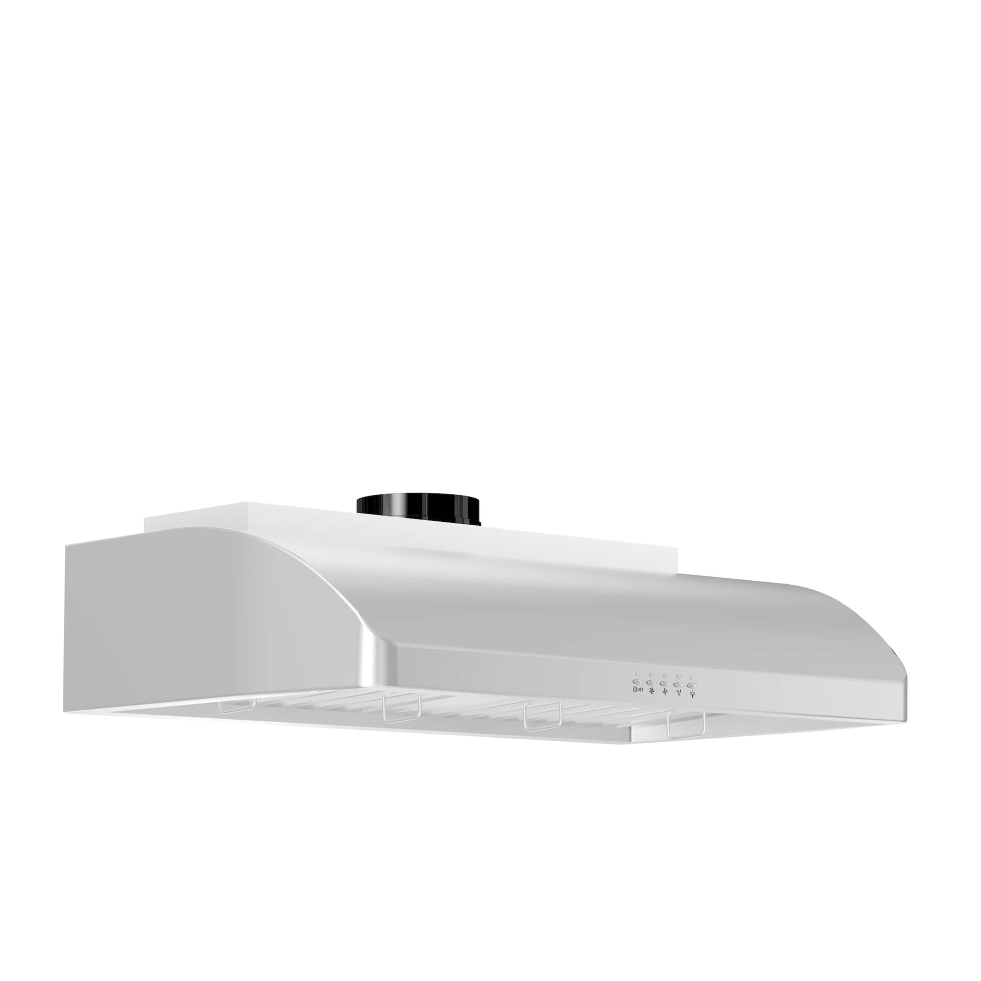 Back. ZLINE - 30" Under Cabinet Range Hood in Stainless Steel (625-30) - Silver.