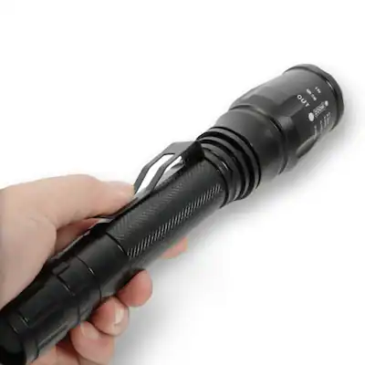 Solaray ZX 1XL 18650 LED Tactical Flashlight Kit Black ZX-1XL-KIT Solaray ZX 1XL 18650 LED Tactical Flashlight Kit Black ZX-1XL-KIT