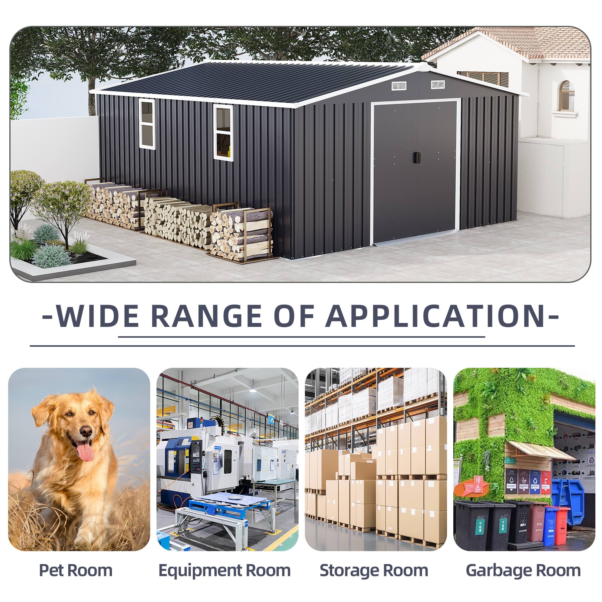 -WIDE RANGE OF APPLICATION-  
Pet Room  
Equipment Room  
Storage Room  
Garbage Room
