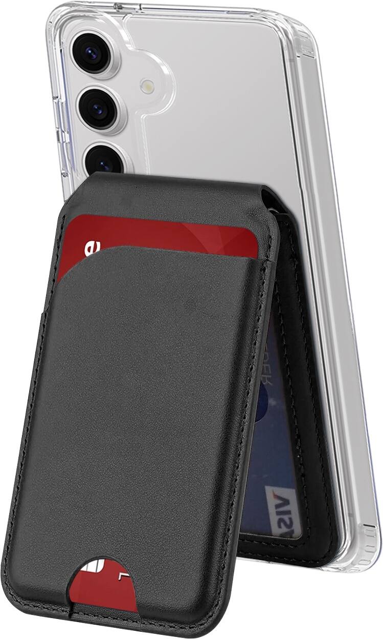 Alt View 11. SaharaCase - Venture Series Wallet Case for Samsung Galaxy S25+ - Crystal Clear.