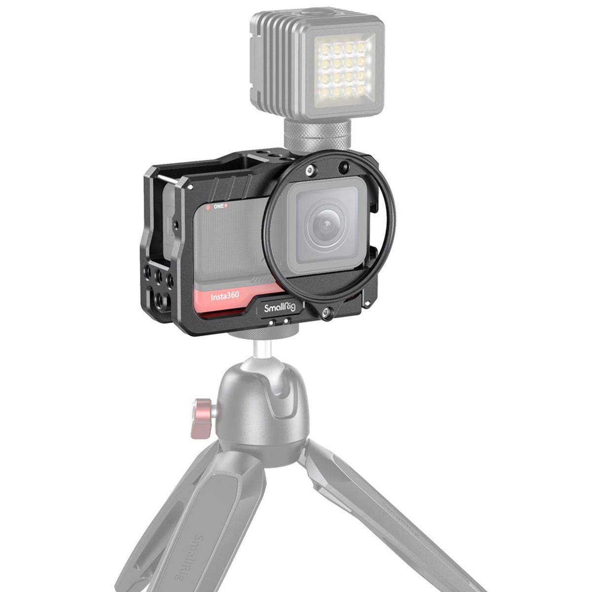 Smallrig Vlogging Cage and 52mm Filter Adapter for Insta360 ONE R 4K ...