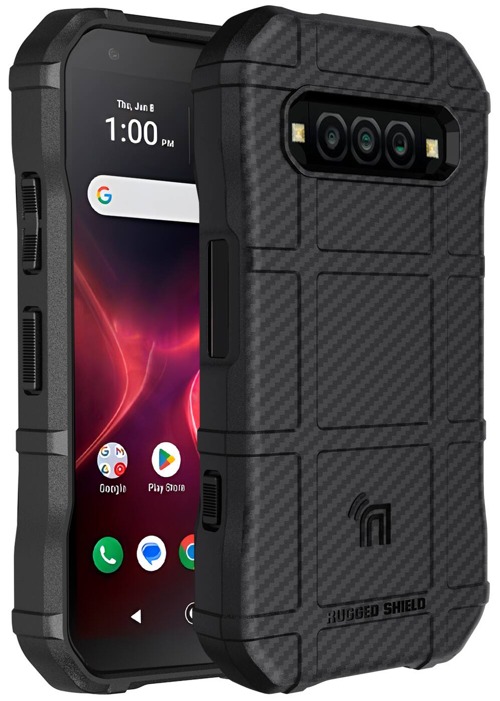 This Jin B 1:00 PM  
G  
G M G 000010  
Play Store  
RUGGED SHIELD
