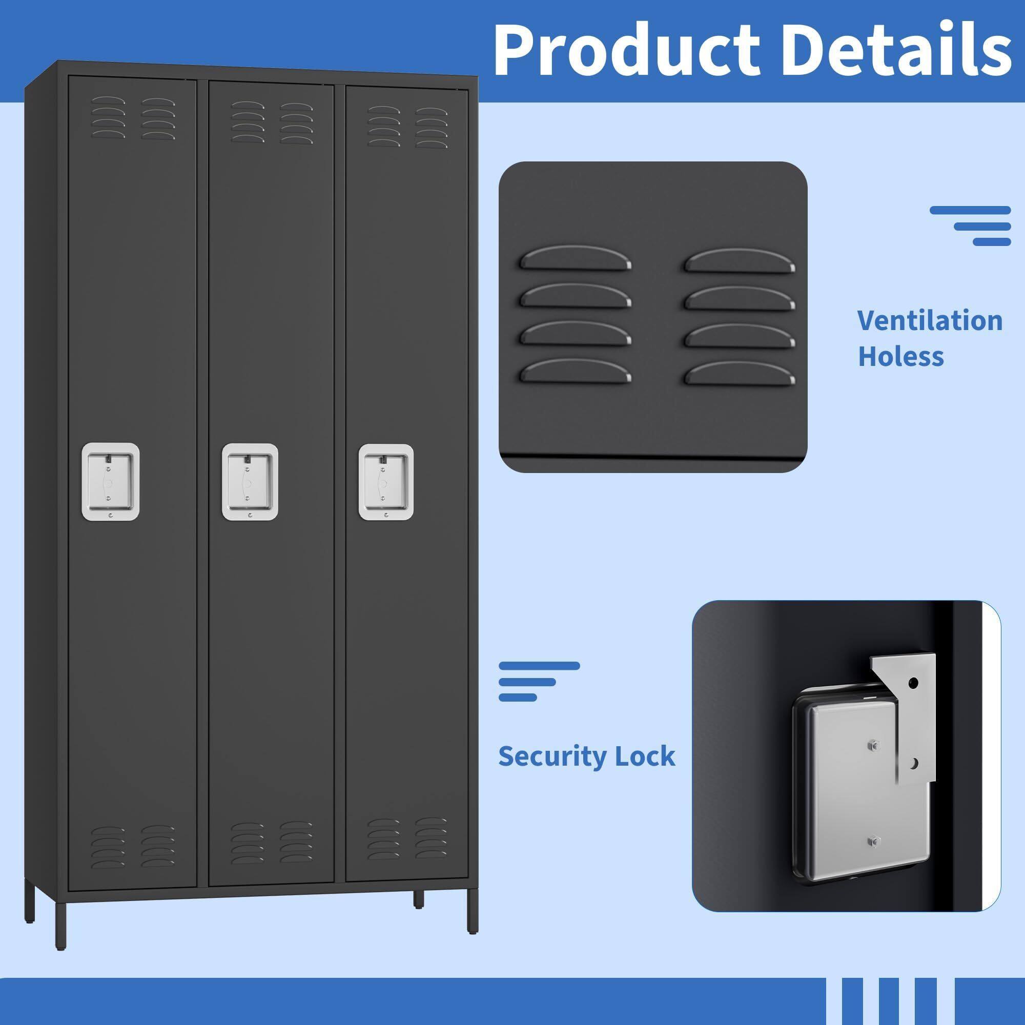 Product Details

- Ventilation Holeless
- Security Lock