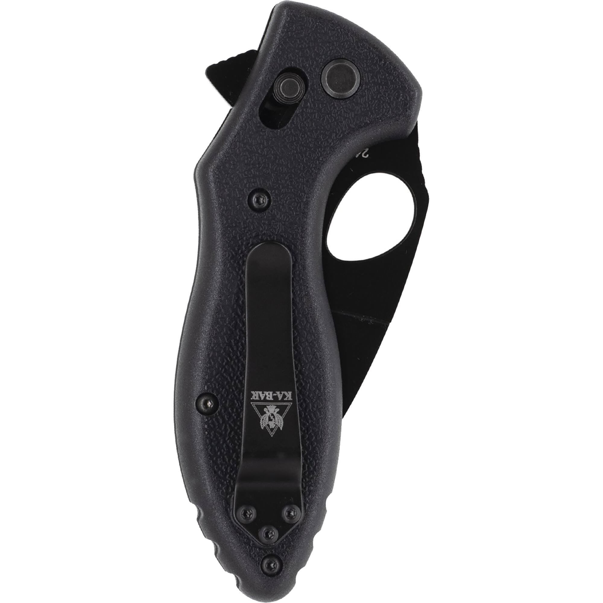 Alt View 1. KA-BAR - KA-BAR 3" Blade TDI Flipper Folder Knife - Black - Black.