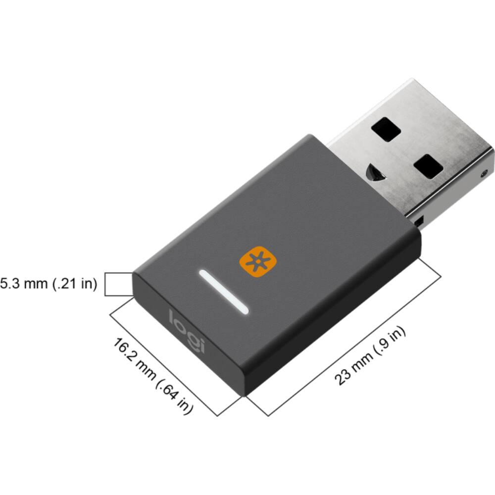 Alt View 13. Logitech - Zone Wireless Plus Headset UC - Black.