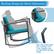 Rocking Design for Better Relaxation: Non-slip pads keep the rocking chair from tipping over accidentally during usage.