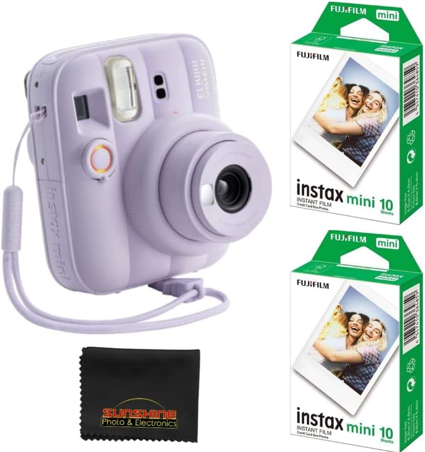 Instax Mini 13 Instant Film Camera (Dreamy with 20 Sheets Fujifilm Instax Mini Instant Film - Purple