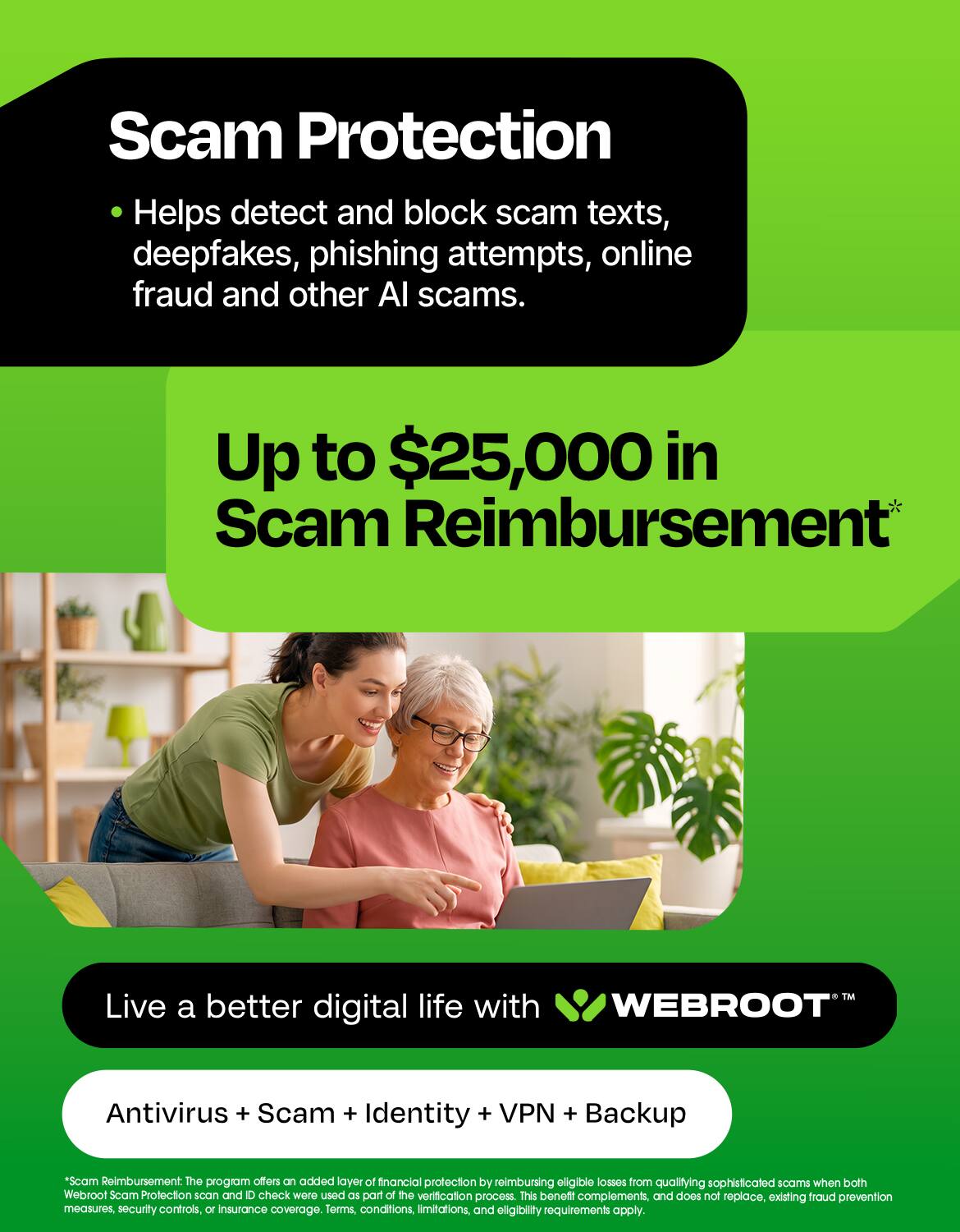 Webroot Total Protection (5 Device) with Allstate Identity Protection ...