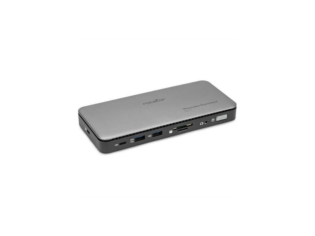 Rocstor - RD15 USB-C 11-in-1 Triple Display Dock - USB Type C, 134W, Card Reader