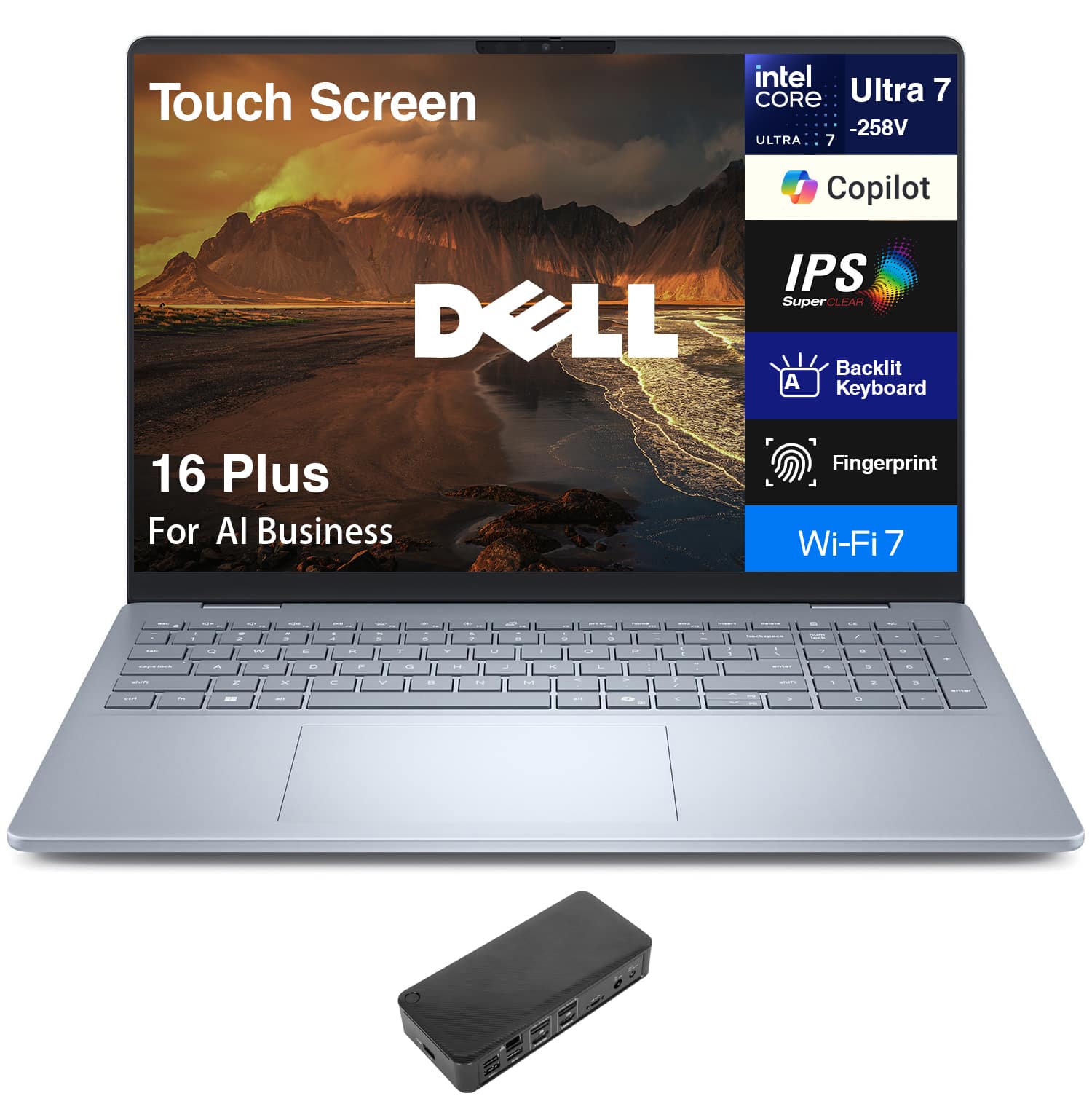 Dell 16 Plus LDB16250 9052BLU PUS Laptop, Ultra 9 288V, 32GB, 1TB