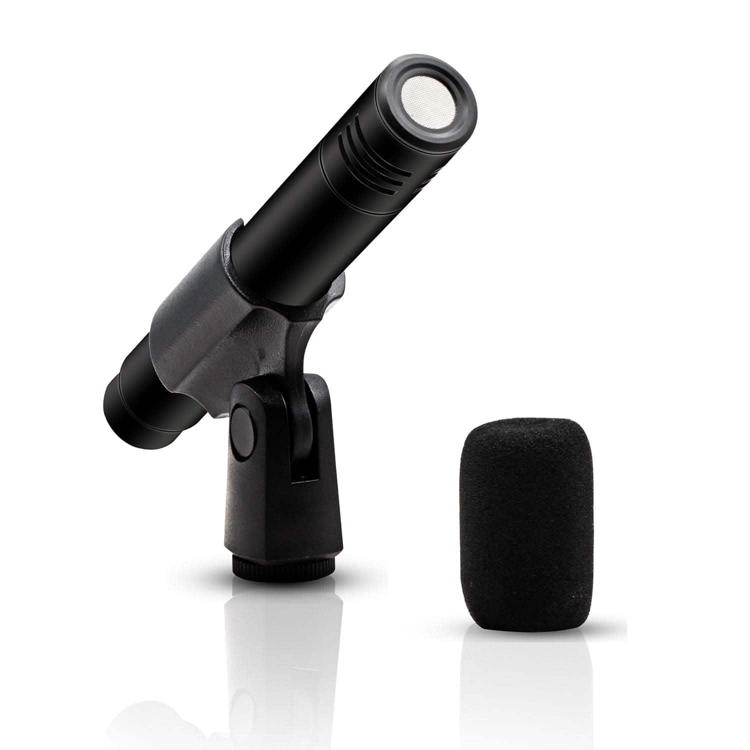 5 CORE - 5Core Lavalier Microphone Clip On Professional Grade 3.5mm Lav Lapel Mic Omnidirectional-INSTRU MIC 200 BLK