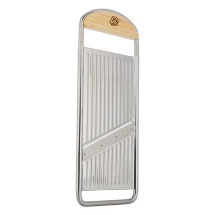 Front. Kings County Tools - Mandoline Slicer for Kitchen - Silver and Orange.