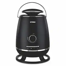 Optimus - Portable 360 Surround Ceramic Heater w/ Thermostat - Black