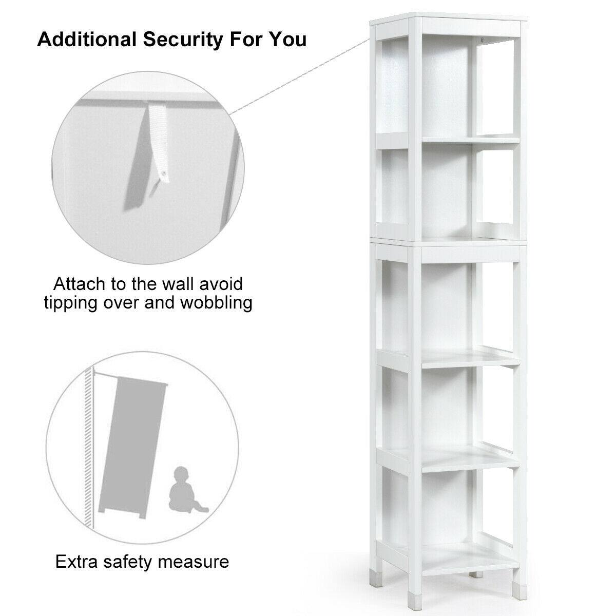 Additional Security For You

Attach to the wall avoid tipping over and wobbling

Extra safety measure