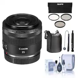 Bundle - Canon - RF 35mm f/1.8 Macro IS STM Lens, with Included Value
