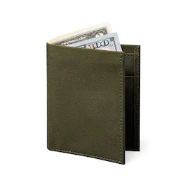 ALPAKA - Ark Bifold Cash Wallet - Wallet for Men,Slim Design with RFID Protection - Army Green Axoflux 300D