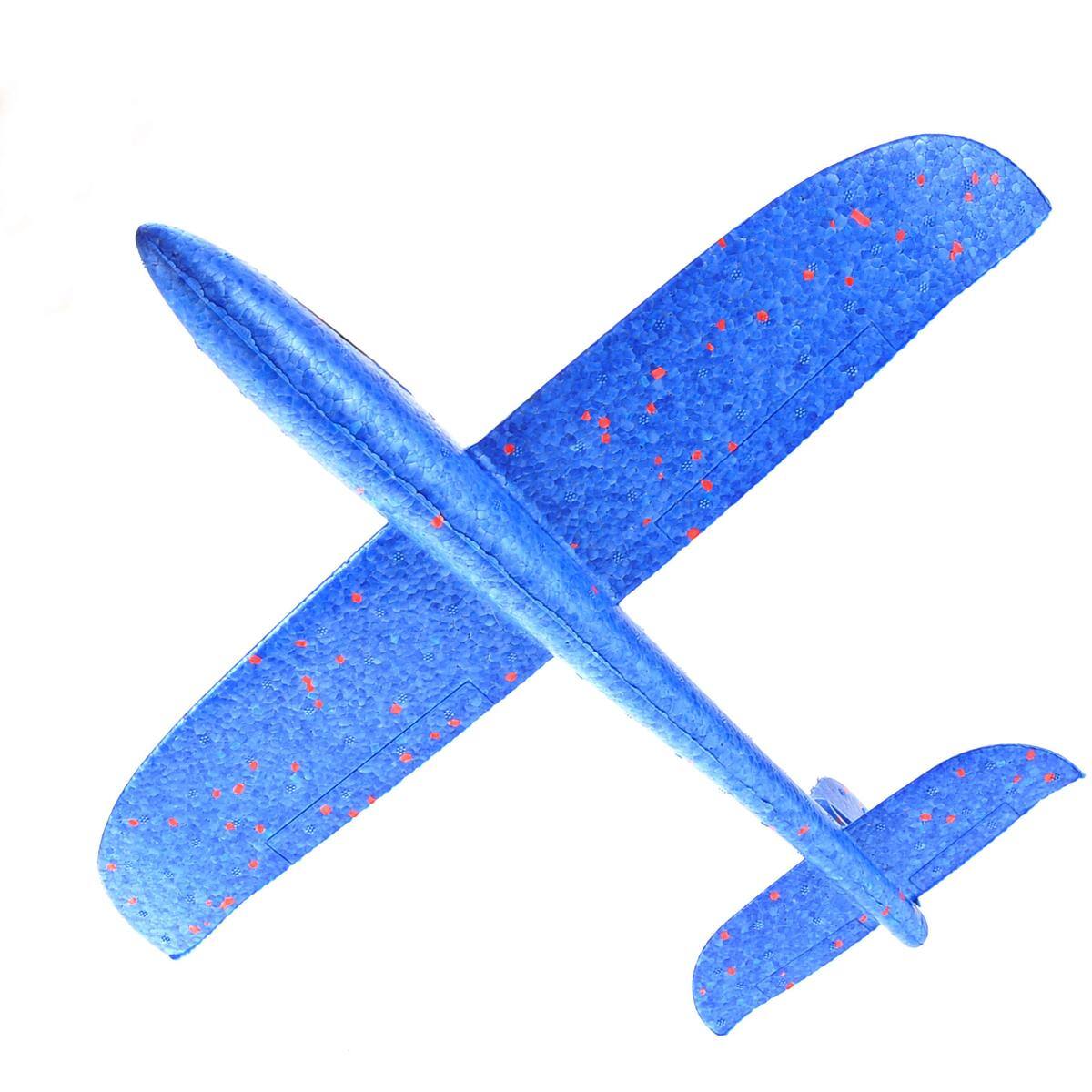 Alt View 4. JuzToys - 2 Pack Foam Airplane Toys, 17.5" Throwing Glider Plane, Outdoor Flying Toys for Kids - Multi.
