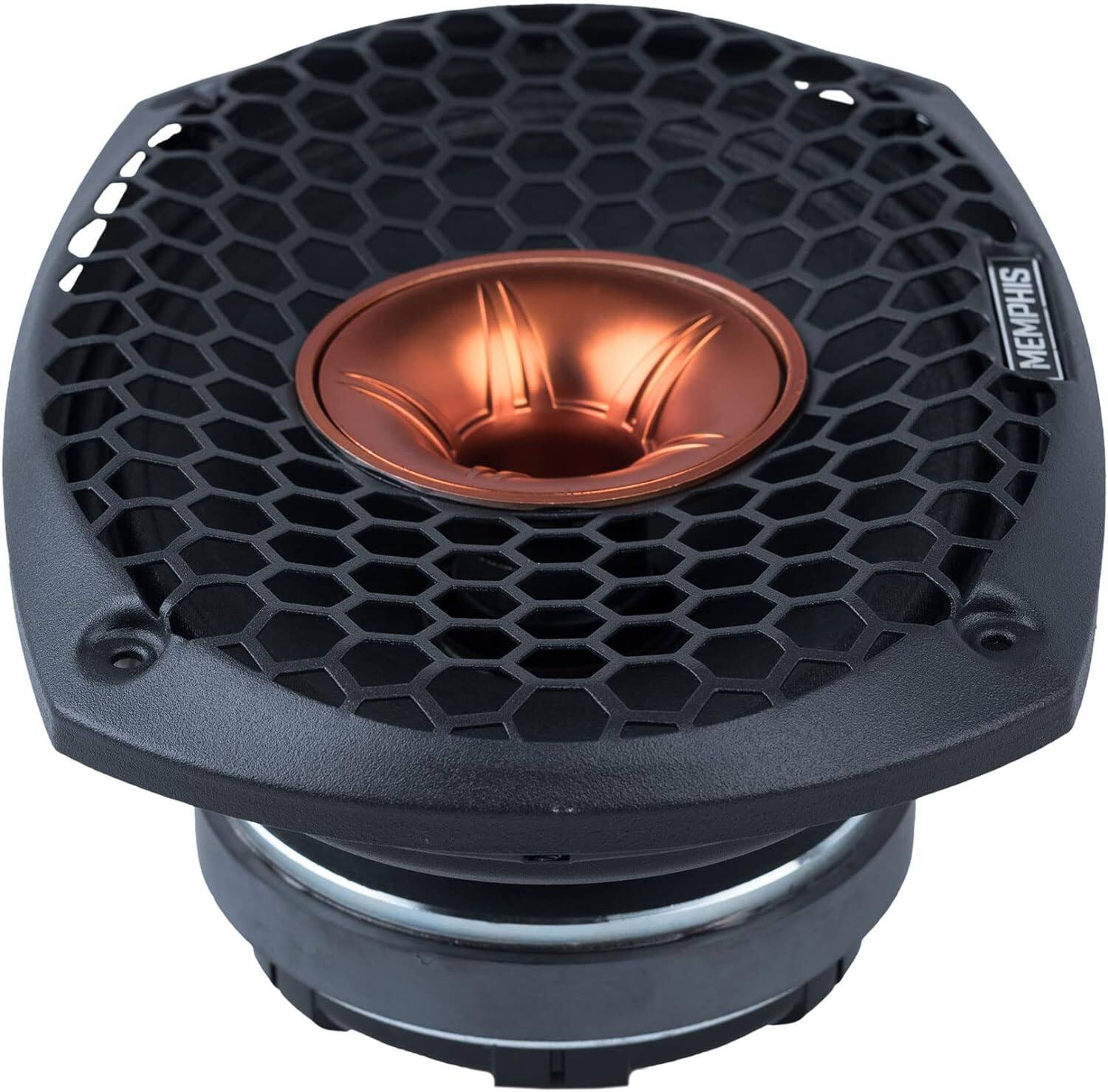 Alt View 10. Memphis Car Audio - Memphis Audio SRXP69WTV2 SRX 6x9" Pro Speaker, 175w, 4-Ohm 2-Way, Sold Individually - Black/Gray.