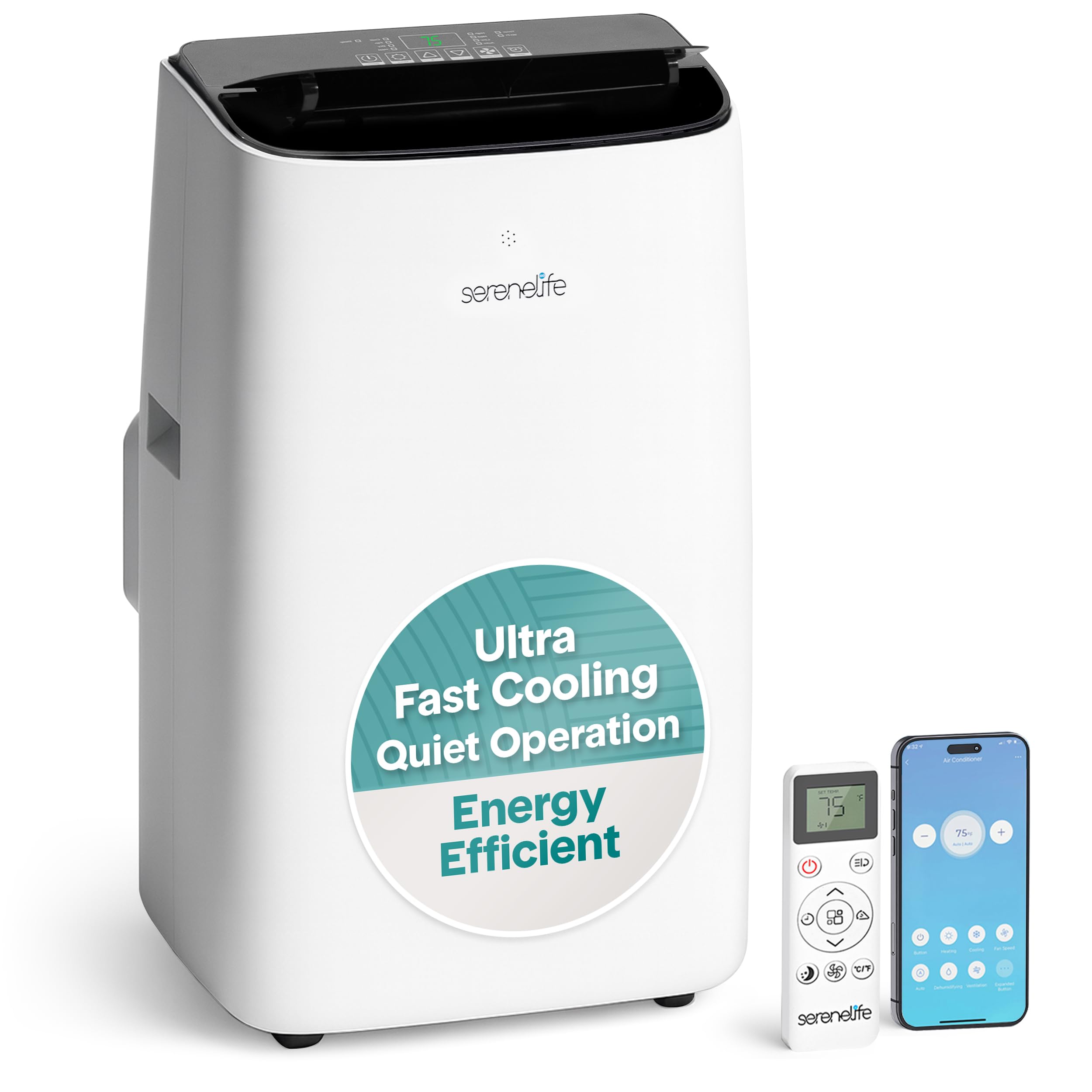 serenelife Ultra Fast Cooling Quiet Operation Energy Efficient