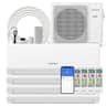 Costway - 36k BTU 4 Zone 7k + 7k + 9K + 12K BTU Mini Split Air Conditioner 23 SEER2 Wifi Enabled - White