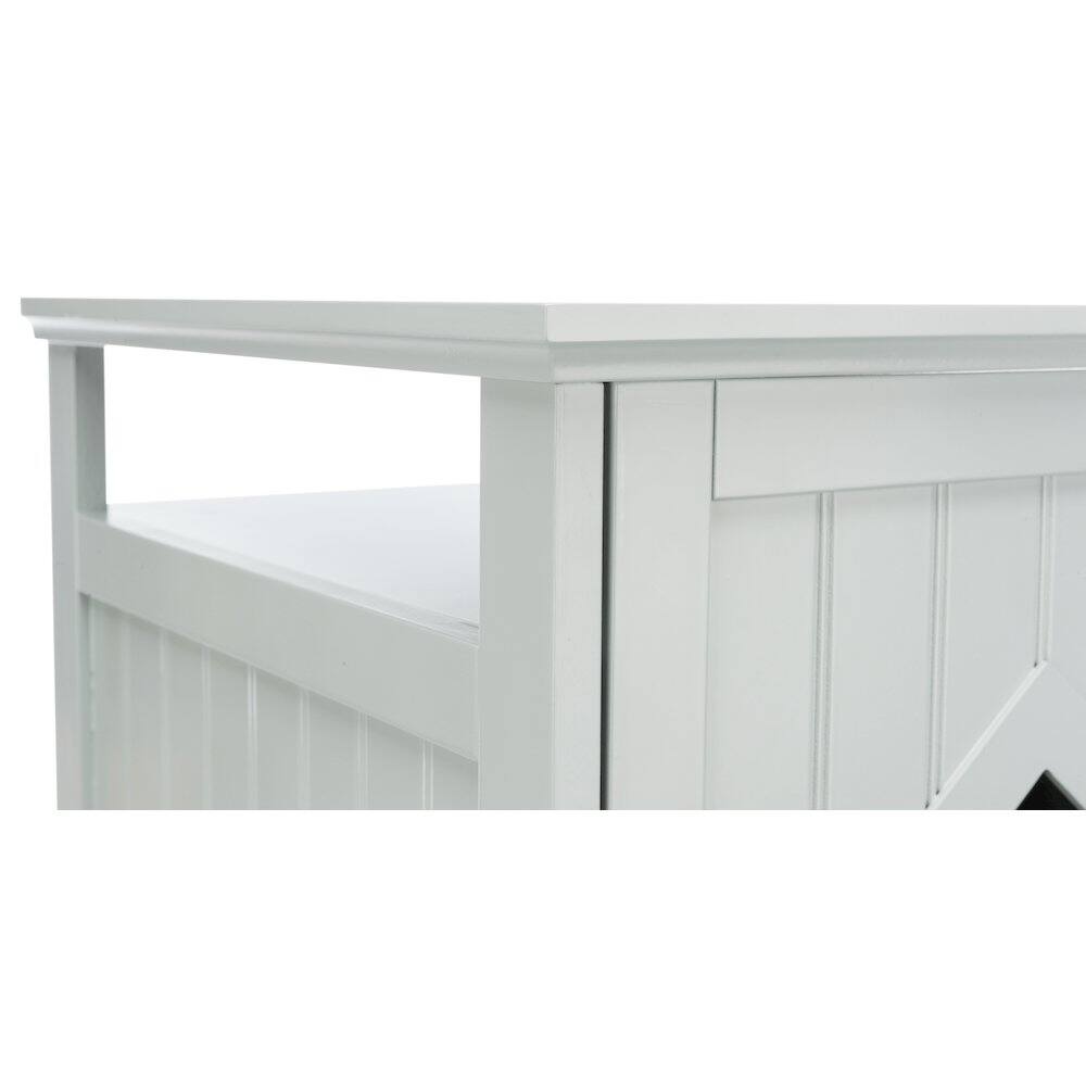 Alt View 2. TRIXIE - Litter Box Enclosure Hide Litter Boxes Storage Drawer Indoor Cat Home - Gray.